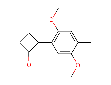 2-(2,5-dimethoxy-4-methylphenyl)cyclobutanone