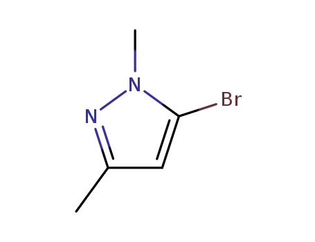Molecular Structure of 5744-70-7 (5-Bromo-1,3-dimethyl-1H-pyrazole)