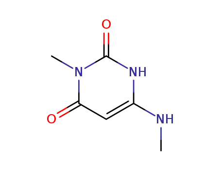 Molecular Structure of 5759-63-7 (3-Methyl-6-methylaminouracil)