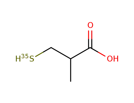 <(32)S>-2-methyl-3-mercaptopropanoic acid
