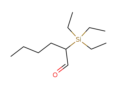 2-Triethylsilanyl-hexanal