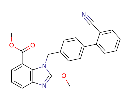 3-(2'-Cyano-biphenyl-4-ylmethyl)-2-methoxy-3H-benzoimidazole-4-carboxylic acid methyl ester