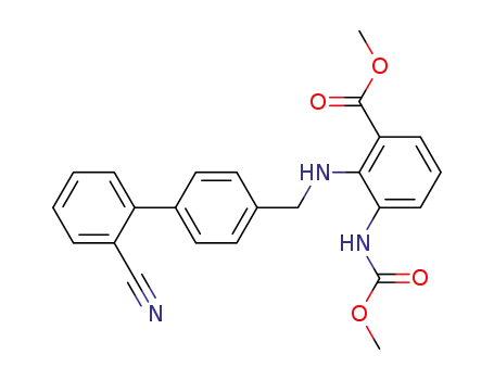 methyl 2-<<(2'-cyanobiphenyl-4-yl)methyl>amino>-3-<(methoxycarbonyl)amino>benzoate
