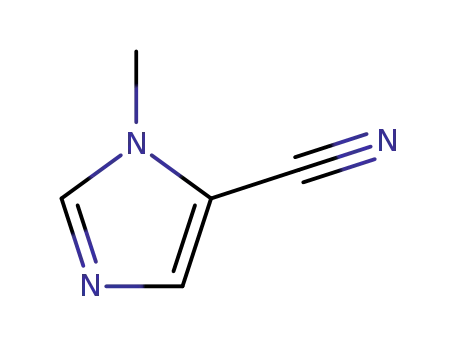 Molecular Structure of 66121-66-2 (1-Methyl-1H-imidazole-5-carbonitrile)