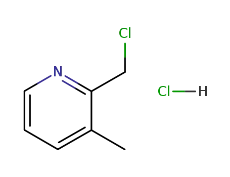 Molecular Structure of 4370-22-3 (2-CHLOROMETHYL-3-METHYL-PYRIDINE HYDROCHLORIDE)