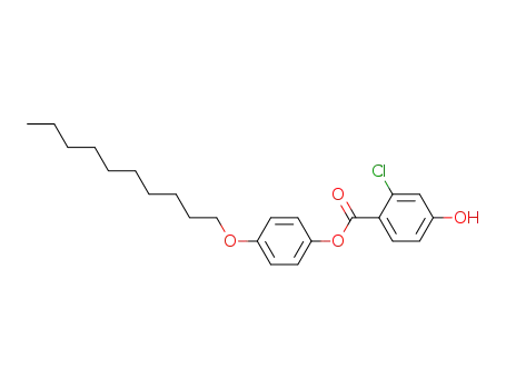 2-Chloro-4-hydroxy-benzoic acid 4-decyloxy-phenyl ester