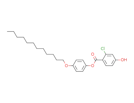 2-Chloro-4-hydroxy-benzoic acid 4-dodecyloxy-phenyl ester