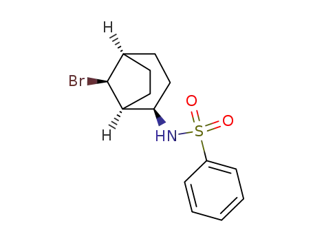 2-exo-Benzolsulfonsaeureamido-8-syn-brom-bicyclo<3,2,1>octan