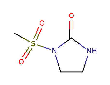Molecular Structure of 41730-79-4 (1-Methanesulfonyl-2-imidazolidinone)