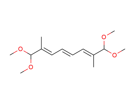Molecular Structure of 128759-95-5 (2,4,6-Octatriene, 1,1,8,8-tetramethoxy-2,7-dimethyl-, (E,E,E)-)
