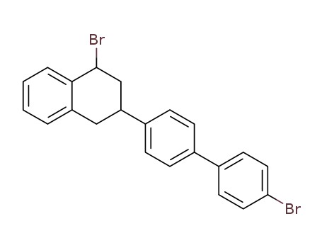 Molecular Structure of 70942-04-0 (1-bromo-3-[4'-bromo(1,1'-biphenyl)-4-yl]-1,2,3,4-tetrahydronaphthalene)