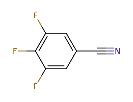 Molecular Structure of 134227-45-5 (3,4,5-TRIFLUOROBENZONITRILE)