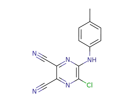 2-(4'-methylphenyl)amino-3-chloro-5,6-dicyanopyrazine