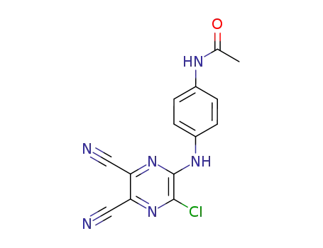N-[4-(3-Chloro-5,6-dicyano-pyrazin-2-ylamino)-phenyl]-acetamide
