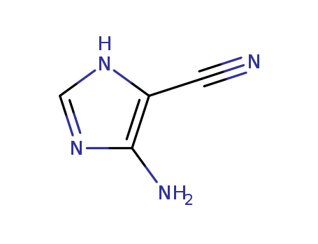 5098-11-3,5-Amino-1H-imidazol-4-carbonitrile,Imidazole-4(or5)-carbonitrile, 5(or 4)-amino- (7CI);Imidazole-4-carbonitrile, 5-amino-(8CI);4-Amino-1H-imidazole-5-carbonitrile;4-Amino-5-cyanoimidazole;4-Aminoimidazole-5-carbonitrile;5-Amino-1H-imidazole-4-carbonitrile;5-Amino-4-cyanoimidazole;5-Amino-4-imidazolecarbonitrile;NSC 139091;
