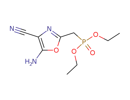O,O-diethyl {2-[5-amino-4-cyano-2-(1,3-oxazolyl)methyl]}phosphonate