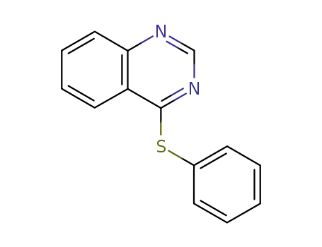 Molecular Structure of 6344-76-9 (4-phenylsulfanylquinazoline)