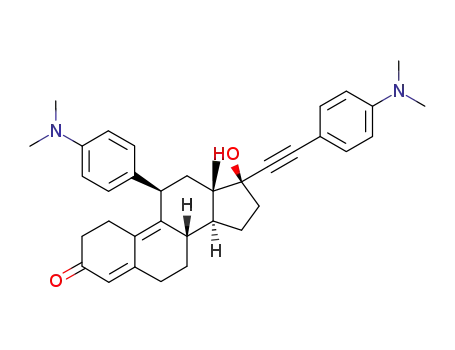 (11β,17α)-11,21-bis[4-(dimethylamino)phenyl]-17-hydroxy-19-norpregna-4,9-dien-20-yn-3-one