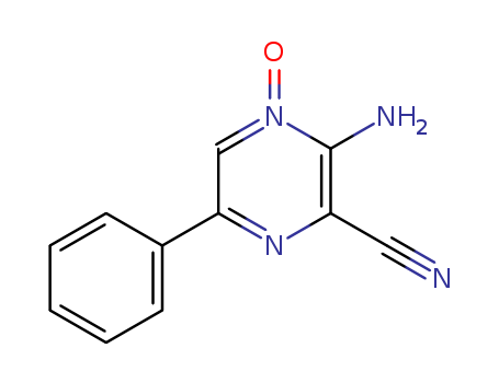 2-AMINO-3-CYANO-5-PHENYLPYRAZIN-1-IUM-1-OLATE
