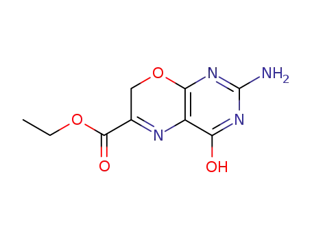 2-amino-4-oxo-3,7-dihydro-4H-pyrimido[4,5-b][1,4]oxazine-6-carboxylic acid ethyl ester