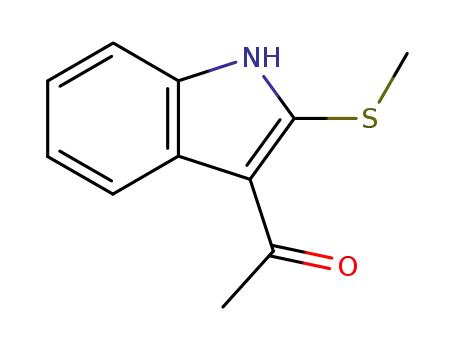 1-[2-(methylsulfanyl)-1H-indol-3-yl]ethanone
