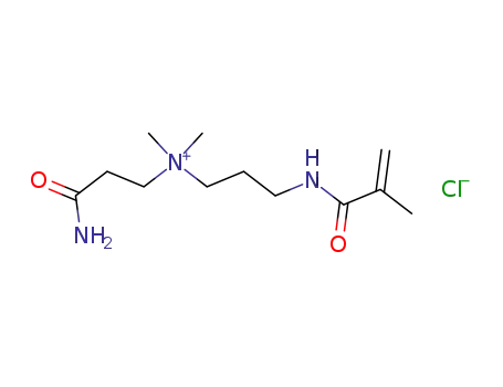 (2-carbamoyl-ethyl)-dimethyl-[3-(2-methyl-acryloylamino)-propyl]-ammonium; chloride