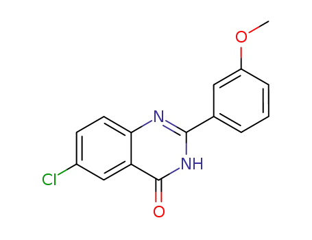 6-chloro-2-(3-methoxy-phenyl)-3H-quinazolin-4-one
