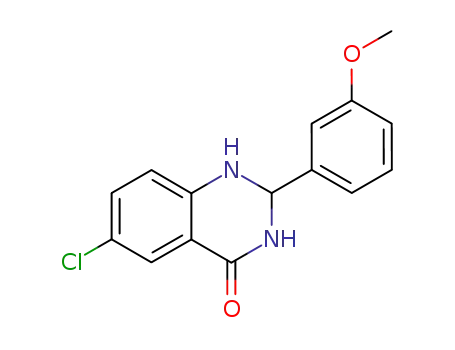6-chloro-2-(3-methoxy-phenyl)-2,3-dihydro-1H-quinazolin-4-one