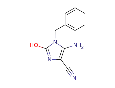 5-amino-1-benzyl-4-cyano-2-hydroxyimidazole