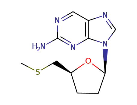 9-(2,3-dideoxy-5-S-methyl-5-thio-β-D-glycero-pentofuranosyl)adenine