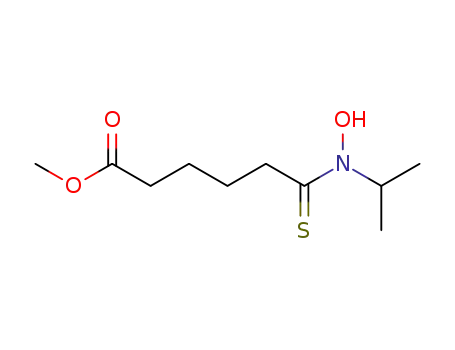N-(5-carbomethoxythiopentanoyl)-N-isoprpylhydroxylamine