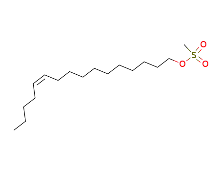 Molecular Structure of 107097-24-5 (11-Hexadecen-1-ol, methanesulfonate, (11Z)-)