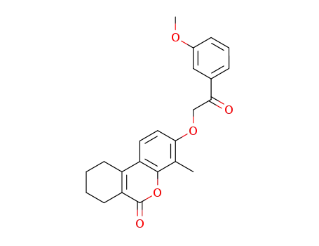 3-[2-(3-methoxyphenyl)-2-oxoethoxy]-4-methyl-7,8,9,10-tetrahydro-6H-benzo[c]chromen-6-one