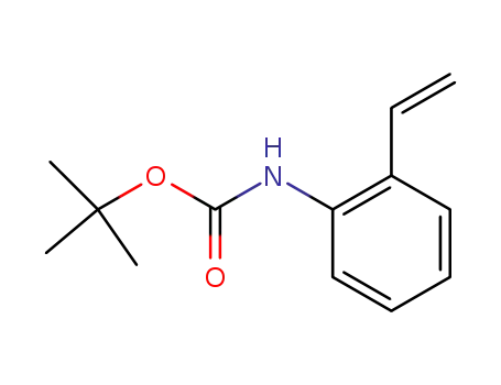 Molecular Structure of 442850-92-2 (Carbamic acid, (2-ethenylphenyl)-, 1,1-dimethylethyl ester (9CI))