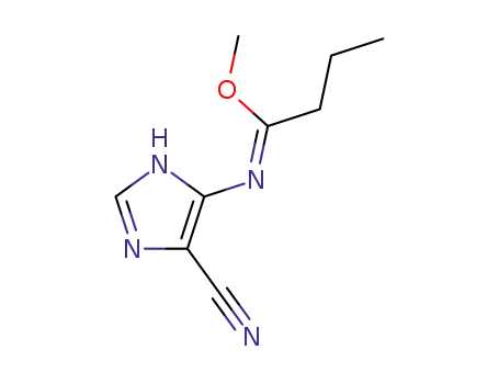 methyl N-(4-cyano-1-imidazol-5-yl)butyrimidate