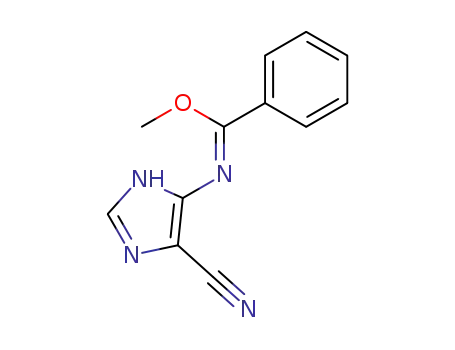 methyl N-(4-cyano-1-imidazol-5-yl)benzimidate