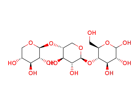 β-D-xylopyranosyl-(1->4)-β-D-xylopyranosyl-(1->4)-D-glucopyranose