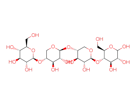β-D-glucopyranosyl-(1->4)-β-D-xylopyranosyl-(1->4)-β-D-xylopyranosyl-(1->4)-D-glucopyranose