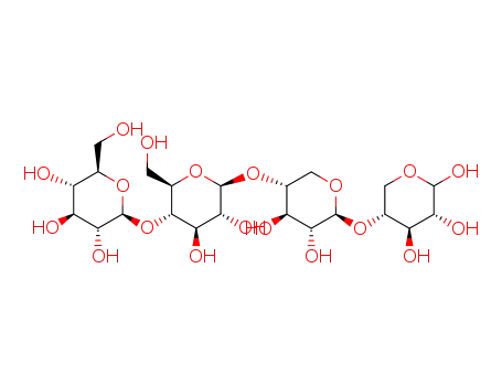 β-D-glucopyranosyl-(1->4)-β-D-glucopyranosyl-(1->4)-β-D-xylopyranosyl-(1->4)-D-xylopyranose