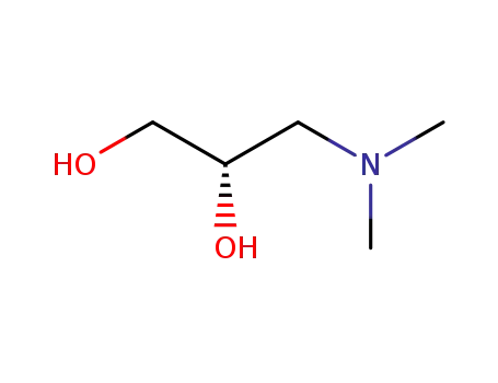 Molecular Structure of 666234-82-8 ((S)-3-(Dimethylamino)-1,2-propanediol)