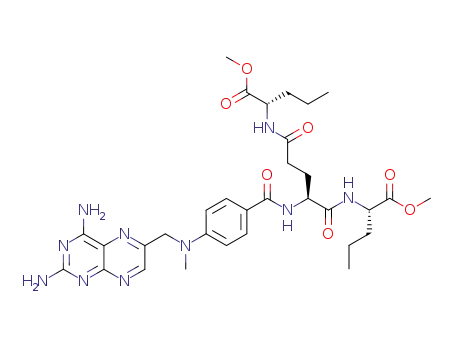 methyl 2-({N2-{4-[[(2,4-diaminopteridin-6-yl)methyl](methyl)amino]benzoyl}-N1-[1-(methoxycarbonyl)propyl]-α-glutaminyl}amino)pentanoate