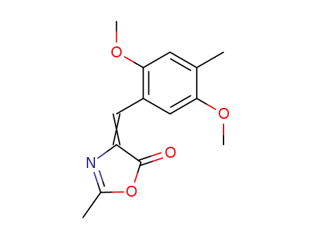4-(2,5-dimethoxy-4-methyl-benzylidene)-2-methyl-4H-oxazol-5-one