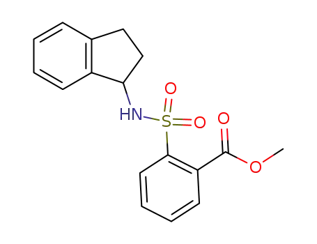2-(indan-1-ylsulfamoyl)-benzoic acid methyl ester
