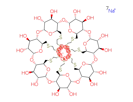 heptakis-[6-deoxy-6-(2-sulfanylethanesulfonic acid)]-β-cyclodextrin
