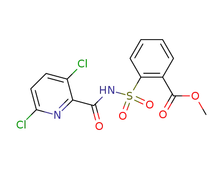 2-[[[(3,6-Dichloropyridin-2-yl)carbonyl]-amino]sulfonyl]benzoic Acid Methyl Ester