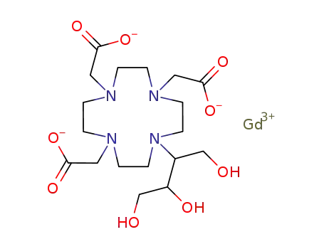 gadolinium complex of 10-[2,3-dihydroxy-1-(hydroxymethyl)propyl]-1,4,7,10-tetraazacyclododecane-1,4,7-triacetic acid