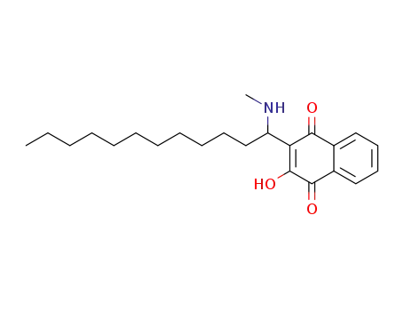 2-(1-methylaminododecyl)-3-hydroxy-1,4-naphthoquinone