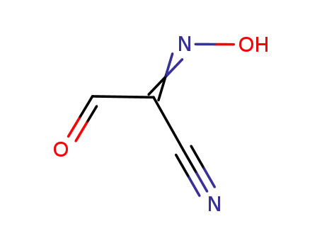 Molecular Structure of 571178-16-0 (Propanenitrile, 2-(hydroxyimino)-3-oxo-)