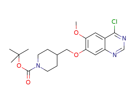 tert-butyl 4-{[(4-chloro-6-methoxyquinazolin-7-yl)oxy]methyl}piperidine-1-carboxylate