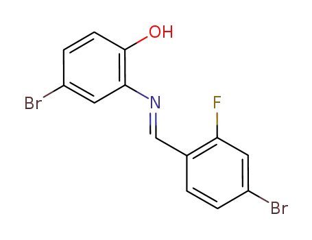 4-bromo-2-[(E)-(4-bromo-2-fluoro-phenyl)methyleneamino]phenol